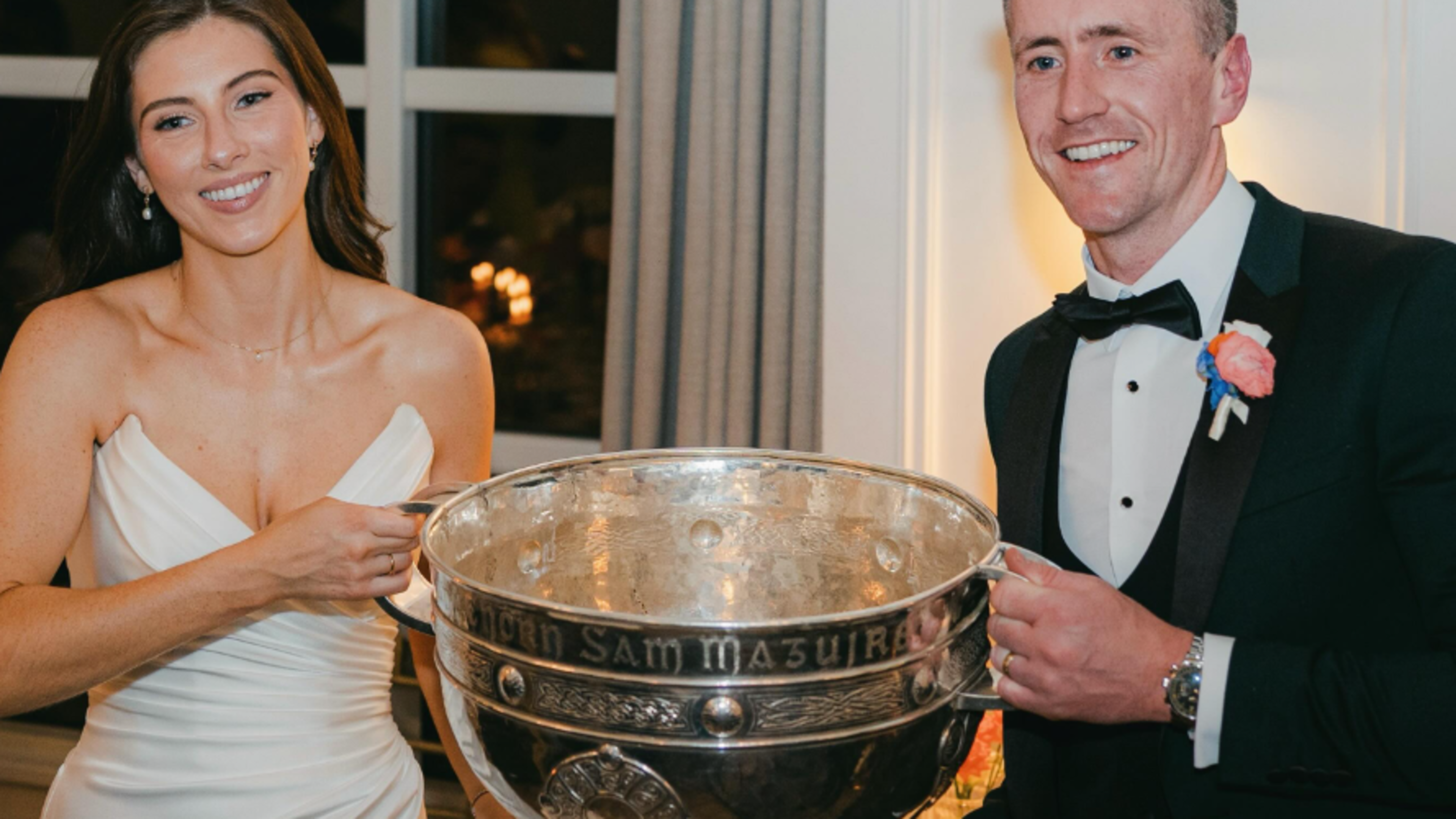 Mayo’s all-time leading scorer Cillian O’Connor marries Dublin native at Mount Juliet Estate in Kilkenny